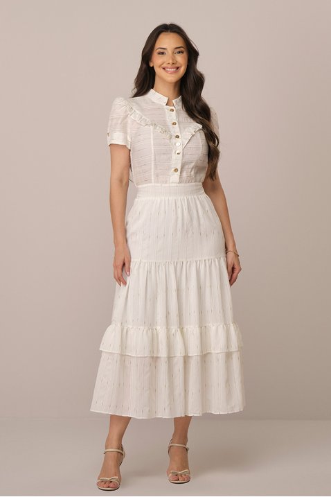 vestido off white maxi midi na viscose com brilho lurex marieva tata martello 8