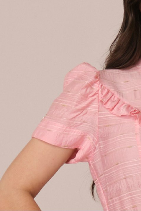 vestido rosa maxi midi na viscose com brilho lurex marieva tata martello 5