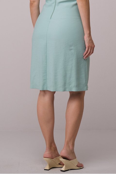 vestido verde curto com bolsos funcionais luara tata martello 2