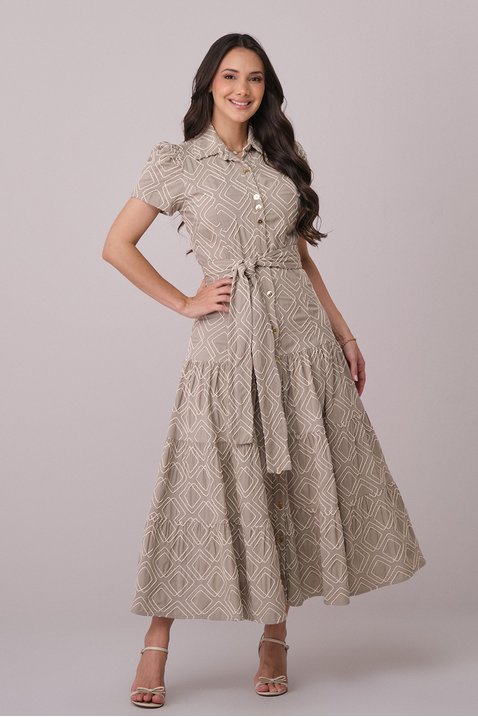 vestido verde midi no algodao vanessa tata martello 8