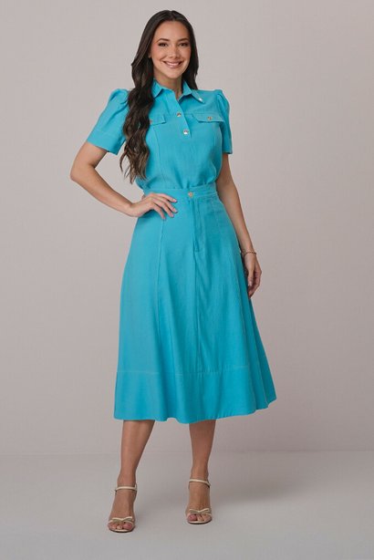 Conjunto Midi na Alfaiataria Pespontado Carol Tata Martello